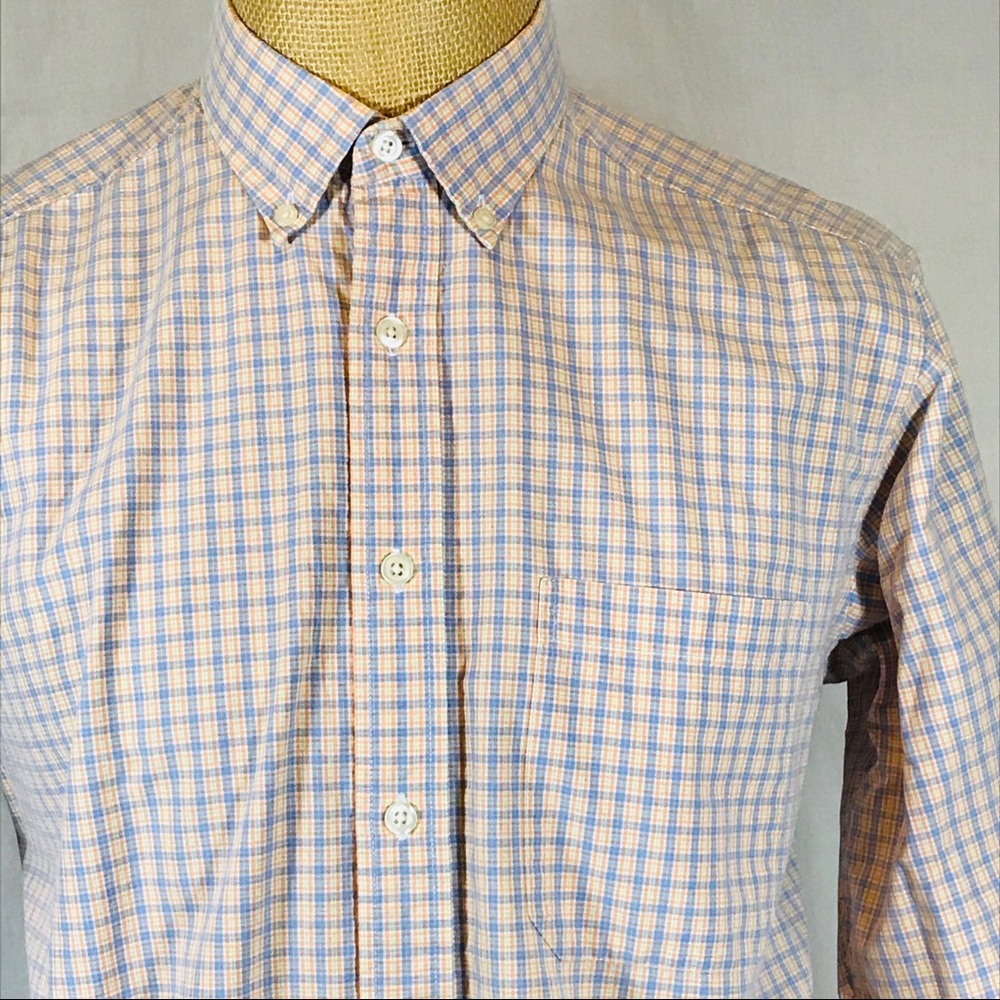 Gingham Spring Summer Button Down Shirt Casual